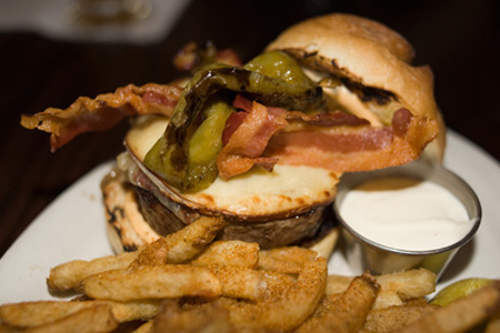 The burger at Royal Tavern in Philadelphia, one of GAYOT's Top 10 Cheap Eats in the U.S.