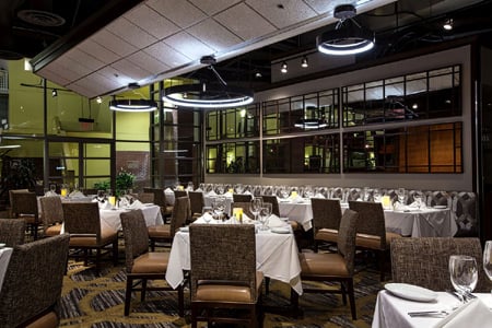 Ruth's Chris brings a Creole touch to steak and other dishes.