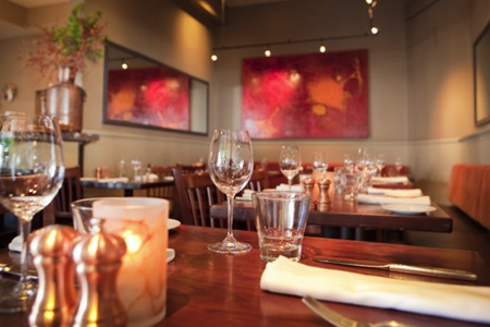The dining room at Seven Hills in Nob Hill