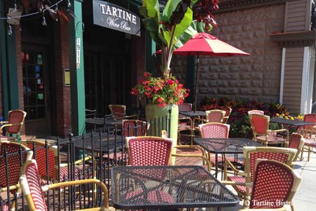 Tartine Bistro presents a seasonal menu and solid selection of reasonably priced wines.