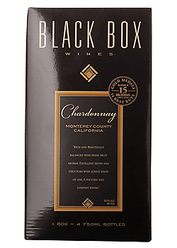 The Black Box Chardonnay delights with aromas of pineapple, citrus and sugar cookie
