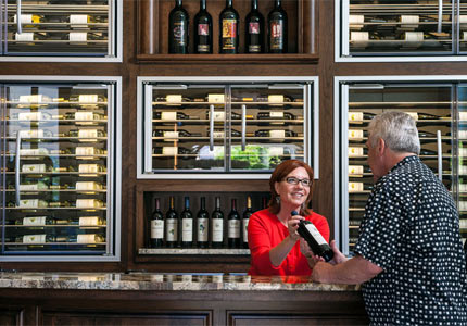 The Tasting Room at Chateau Ste Michelle in Woodinville, Washington