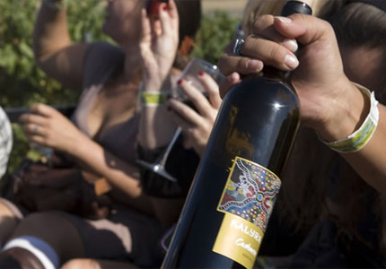Wine tasting at Kalyra Winery in Santa Ynez, California