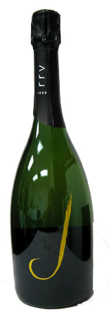 Concocted with grapes from several of J Vineyards' properties in the Russian River Valley, the J 1999 Vintage Brut boasts an exciting mix of flavors