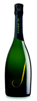 J Cuvee 20 Brut NV 25th Anniversary offers an aromatic bouquet of lemon and honeysuckle with yeasty notes