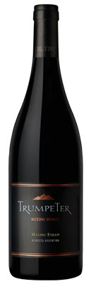 Trumpeter 2012 Malbec - Syrah is a blend of 50 percent Malbec and 50 percent Syrah