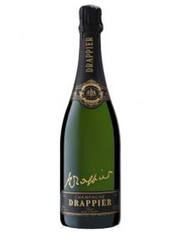 A bottle of Champagne Drappier Brut Blanc de Blancs