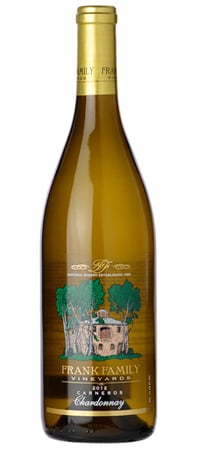 Frank Family 2012 Carneros Chardonnay features fresh pear and apple flavors with notes of butterscotch, honeysuckle and toffee