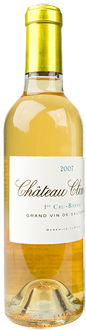 Chateau Climens 2007 Barsac is a Premier Cru of the 1855 Classification