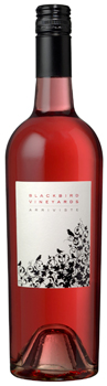 Blackbird Vineyards 2012 Arriviste Rose is a blend of 38 percent Merlot, 36 percent Cabernet Sauvignon and 26 percent Cabernet Franc