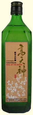 Takatenjin Soul of Sensei Sake boasts aromas of honey and grainy rice