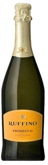 Ruffino Prosecco, one of our Top 10 Sparkling Wines, hails from Italy's Valdobbiadene area, which is renowned for Prosecco