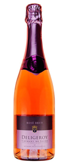 Deligeroy Cremant de Loire Rose is made with a touch of Cabernet Franc