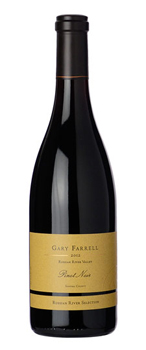 Gary Farrell 2012 Russian River Valley Pinot Noir offers a palate of mushroom, cola and elderberry