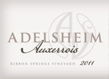 Wine label of Adelsheim Vineyard 2011 Auxerrois