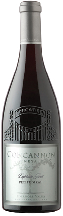 A bottle of Concannon Vineyard 2008 Captain Joe's Petite Sirah, our wine of the week A bottle of Concannon Vineyard 2008 Captain Joe's Petite Sirah, our wine of the week