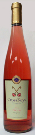 A bottle of Cross Keys Vineyards 2011 Fiore, our wine of the week