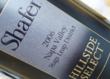 Wine label of Shafer 2006 Hillside Select Cabernet Sauvignon