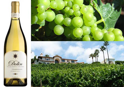 Dolin Malibu Estate Vineyards 2012 Chardonnay displays aromas of pear, sweet cream and apple