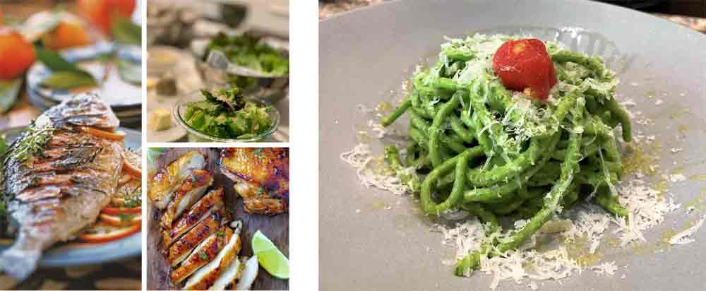 Grilled fish | Pistou pasta
