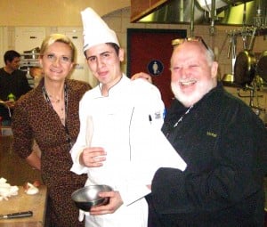 Chef Michel Richard, contestant Daniel Agregard & Sophie Gayot