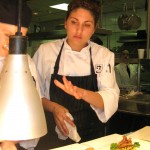 Amanda Baumgarten, now sous-chef at Water Grill restaurant