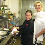 Chef Erin Eastland with Sophie Gayot