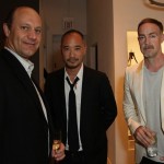 Alain Gayot with Galerie Half owners Clifford Fong and Cameron Smith