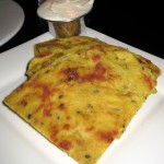 Vadouvan naan bread with salted coconut butter
