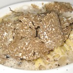 Cappellini pasta with brown butter and truffles