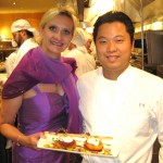Chef Tetsu Yahagi with Sophie Gayot