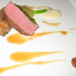 Lamb with chanterelles and onion