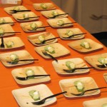 Patina restaurant, green tea and yuzu parfait with candied pistachios at the Taste of Beverly Hills
