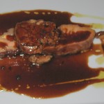 Alderwood smoked Scottish salmon with foie gras, chanterelles and morels