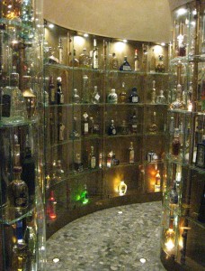 The tequila tunnel at chef Rick Bayless' Red O restaurant in Los Angeles The tequila tunnel at chef Rick Bayless' Red O restaurant in Los Angeles