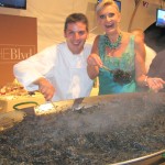 Chef Perfecto Rocher of The Blvd with Sophie Gayot