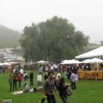 When the rain came at the 2010 Food Event at Saddlerock Ranch in Malibu