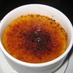 Crème brûlée with caramelized pumpkin custard