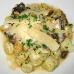 Gnocchi with escargots, garlic, parsley, butter and olive oil