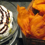 Sweet potato chips, yogurt, tamarind, star anise