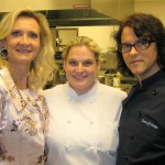 Sophie Gayot, chef Kerry Simon with Nona Sivley