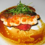 Black cod with caramelized fennel and concentrated tomatoes