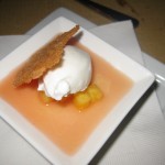 Coconut panna cotta