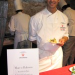 Winner Marco Bahena presenting his signature dish