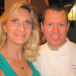 Consulting chef Walter Manzke with Sophie Gayot