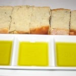 A selection of olive oils and bread