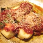Ricotta gnocchi: salsa di pomodoro delia nonna with pecorino