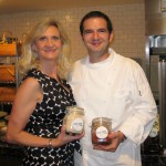 Chef/owner Sébastien Archambault with Sophie Gayot