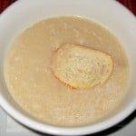 Traditional tourain: garlic and chicken soup