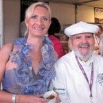 Paul Prudhomme (K-Paul Louisiana Kitchen) with Sophie Gayot